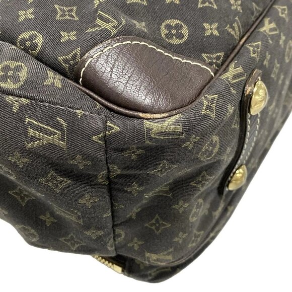 Auth LOUIS VUITTON Sac a Langer M95221 Ebene Monogram Mini Lin SR1037 Cotton - Picture 3 of 16